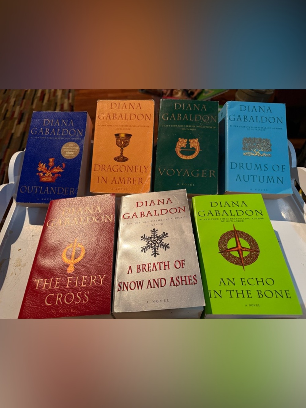 8 Paperback Books Outlander Series 1-8. Diana Gabaldon